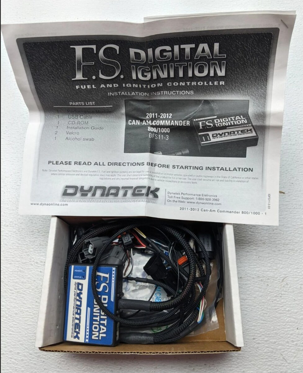 2011-2012 Can-Am Commander 800 1000 Dynatek FS Ignition DFS11-3 - Sun ...
