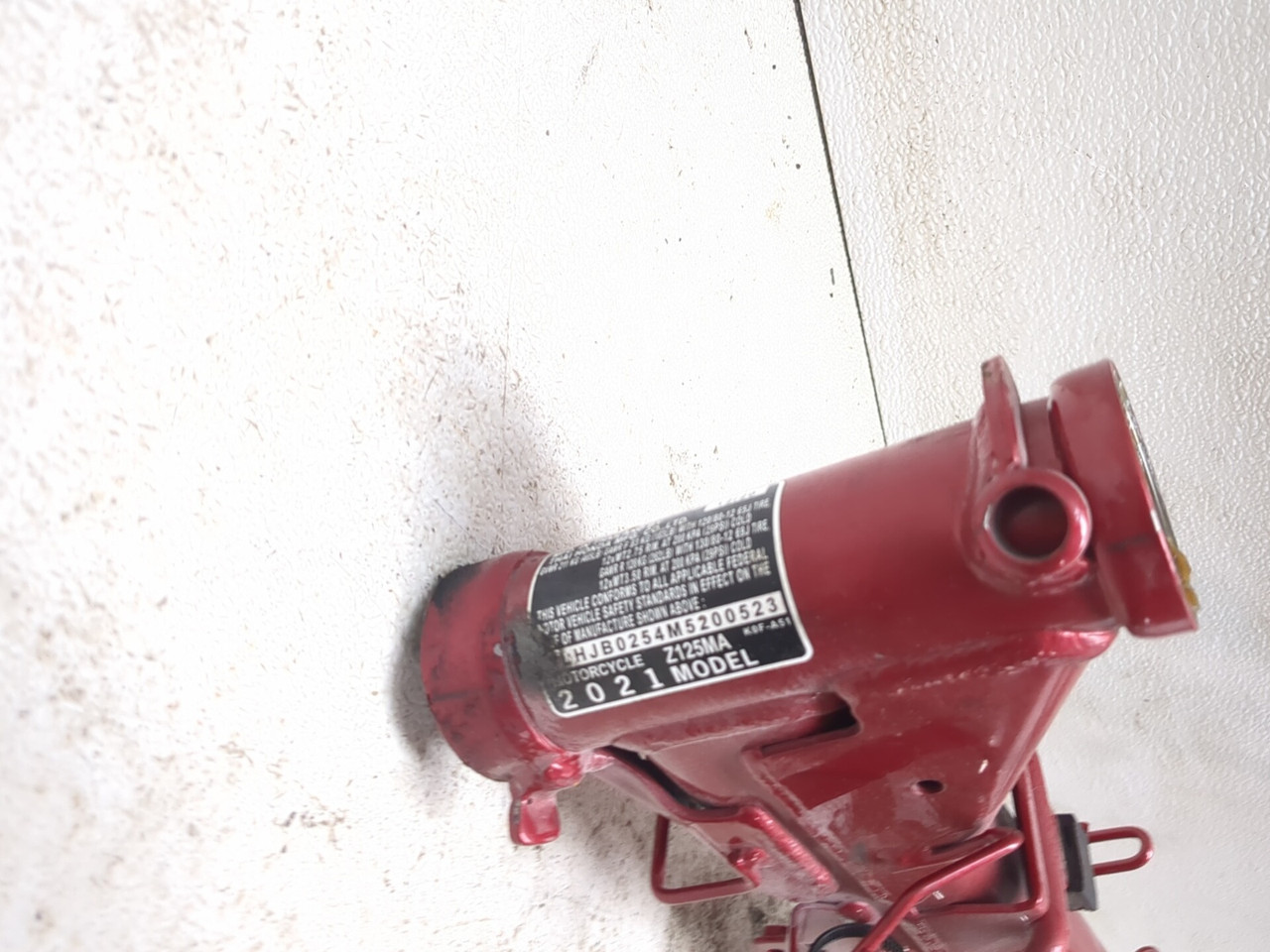 19-21 Honda Z125 MA Monkey Main Frame Chassis STRAIGHT COD - Sun