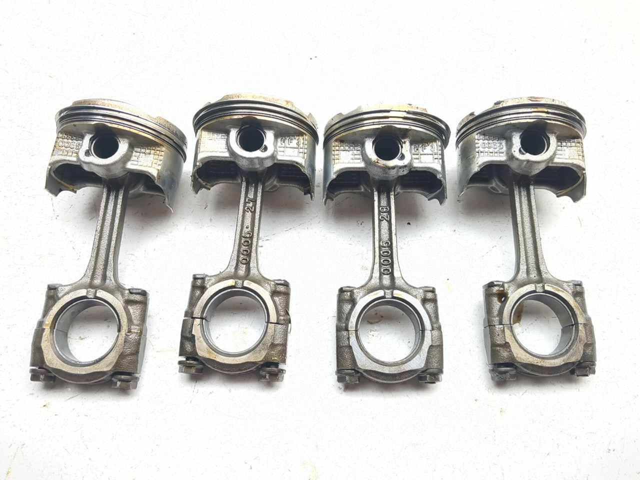 05 06 Kawasaki ZX6 ZX 636Engine Motor Pistons and Connecting Rods