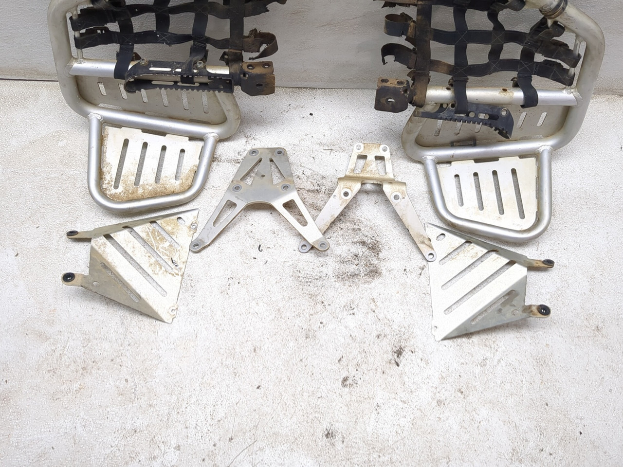 07-25 Can Am DS 90 X Nerf Bar Guard Set With Heel Guards - Sun