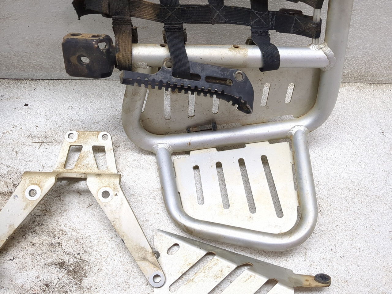07-25 Can Am DS 90 X Nerf Bar Guard Set With Heel Guards - Sun