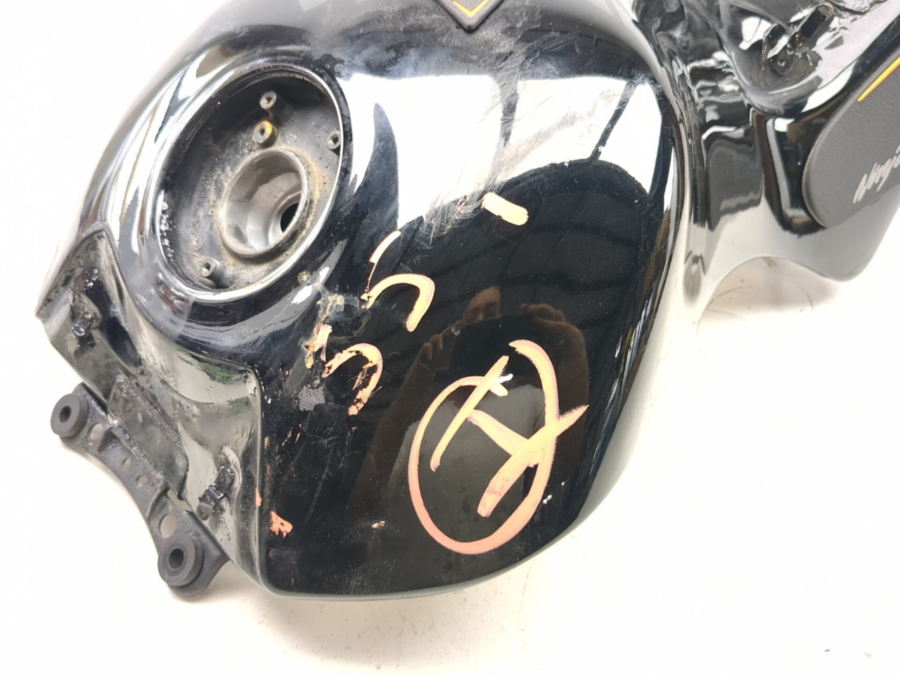 12-21 Kawasaki Ninja ZX14 Gas Fuel Tank Petrol Reservoir - Sun