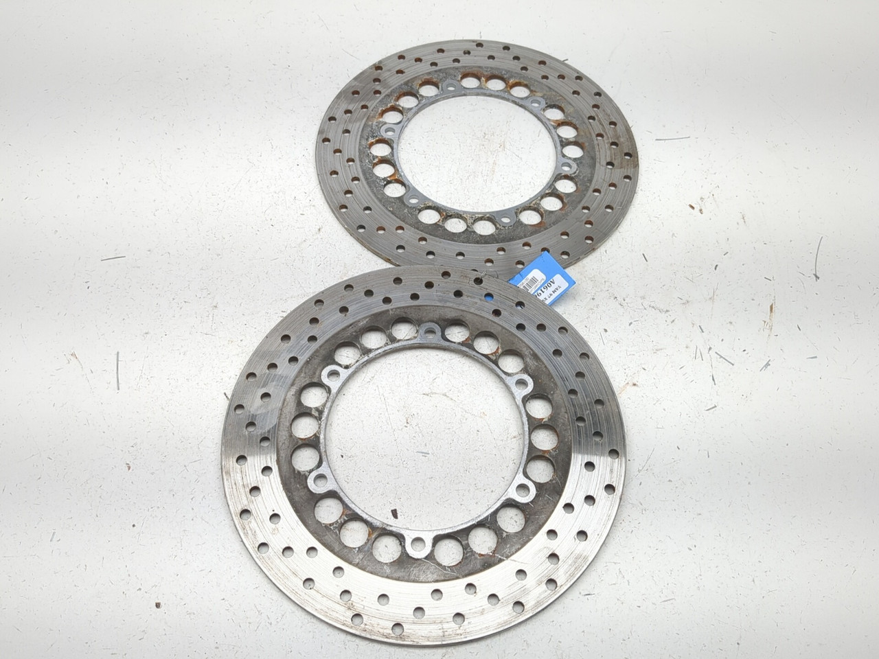 タム 81-97 Yamaha Virago XV750 Left & Right Front Brake Rotors 3JK
