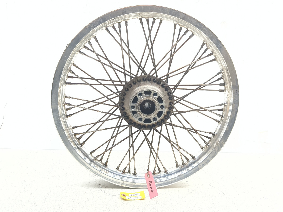 05-09 Suzuki S50 Boulevard VS800 Front Wheel Rim Bent 19x2.15