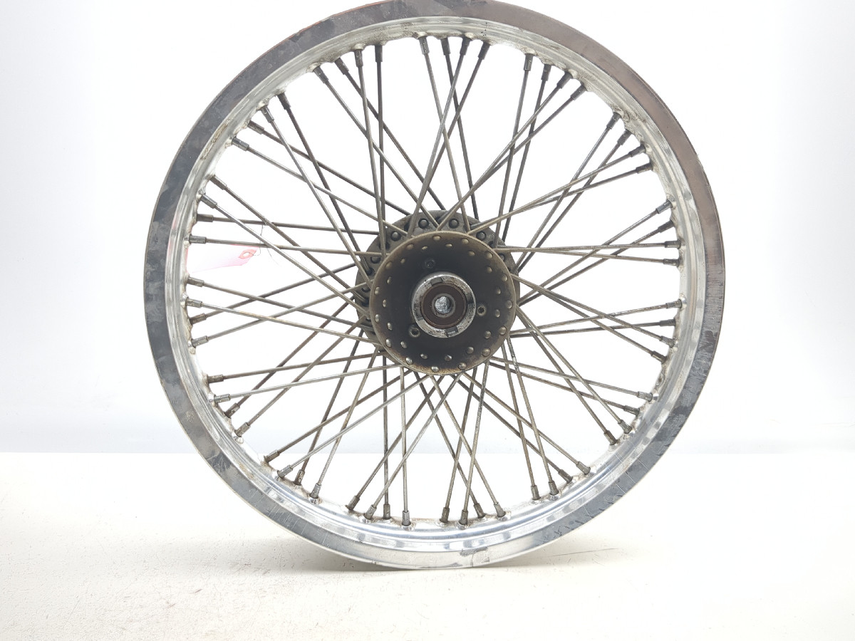 05-09 Suzuki S50 Boulevard VS800 Front Wheel Rim Bent 19x2.15