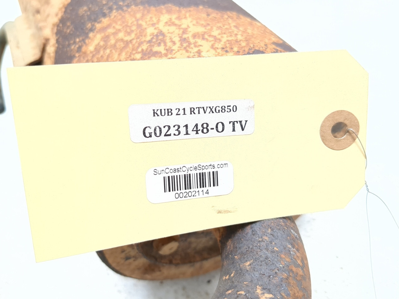 18-25 Kubota RTV XG850 Sidekick Header & Muffler Exhaust Header