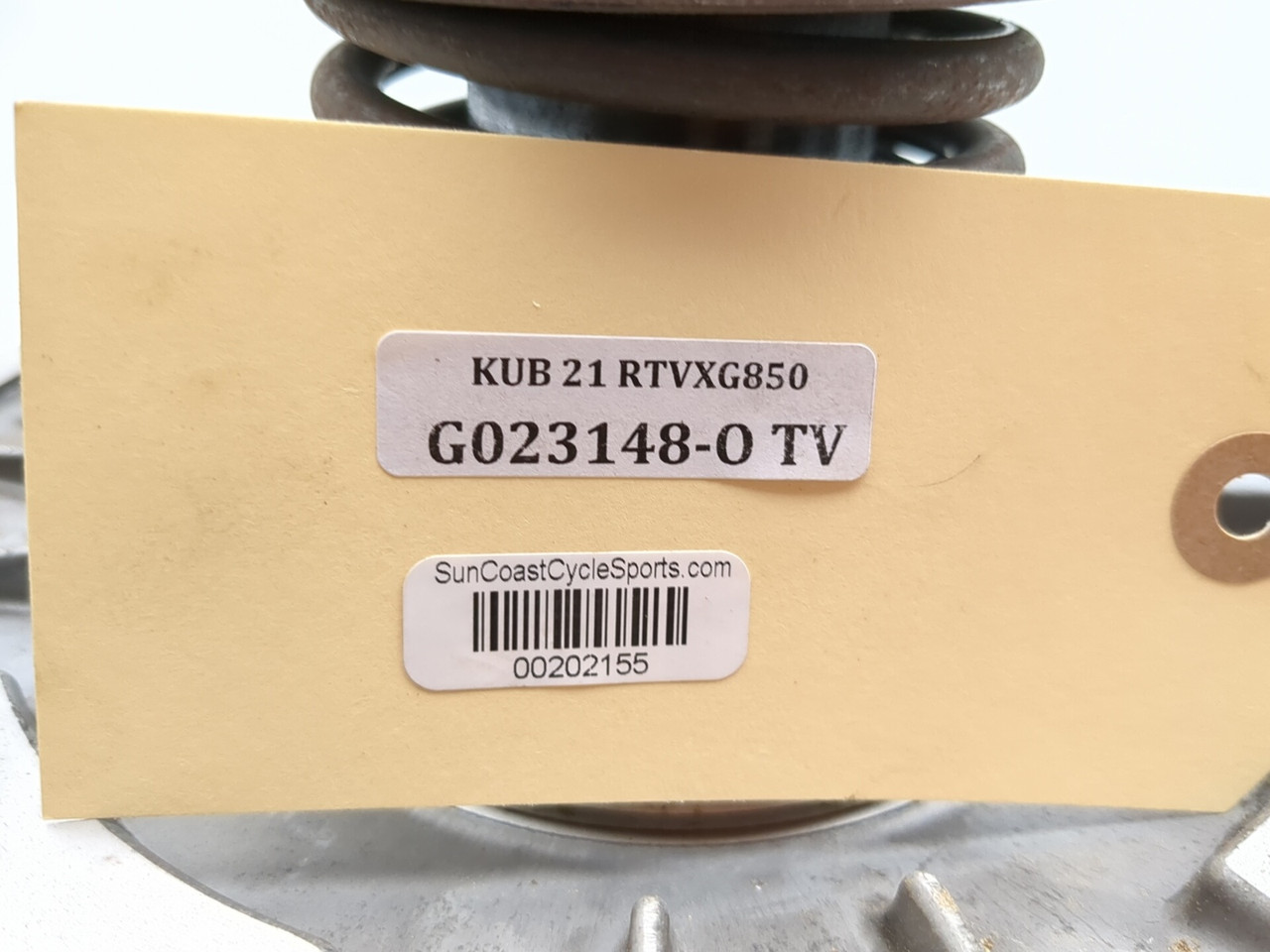 18-25 Kubota RTV XG850 Sidekick Rear Secondary Clutch Hub Pack