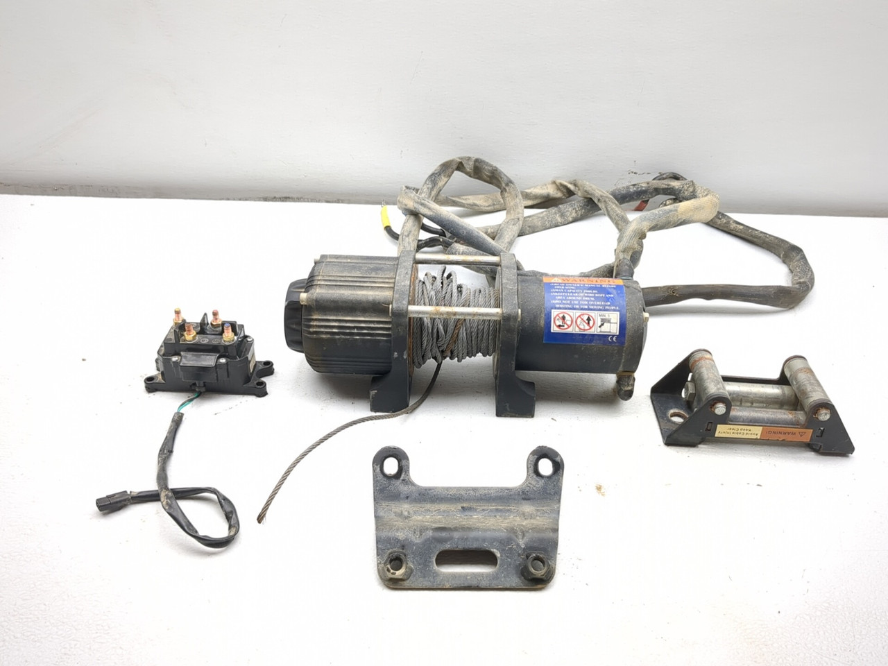 19-26 CFMoto UForce 1000 Front Complete Winch Kit Winch Assembly