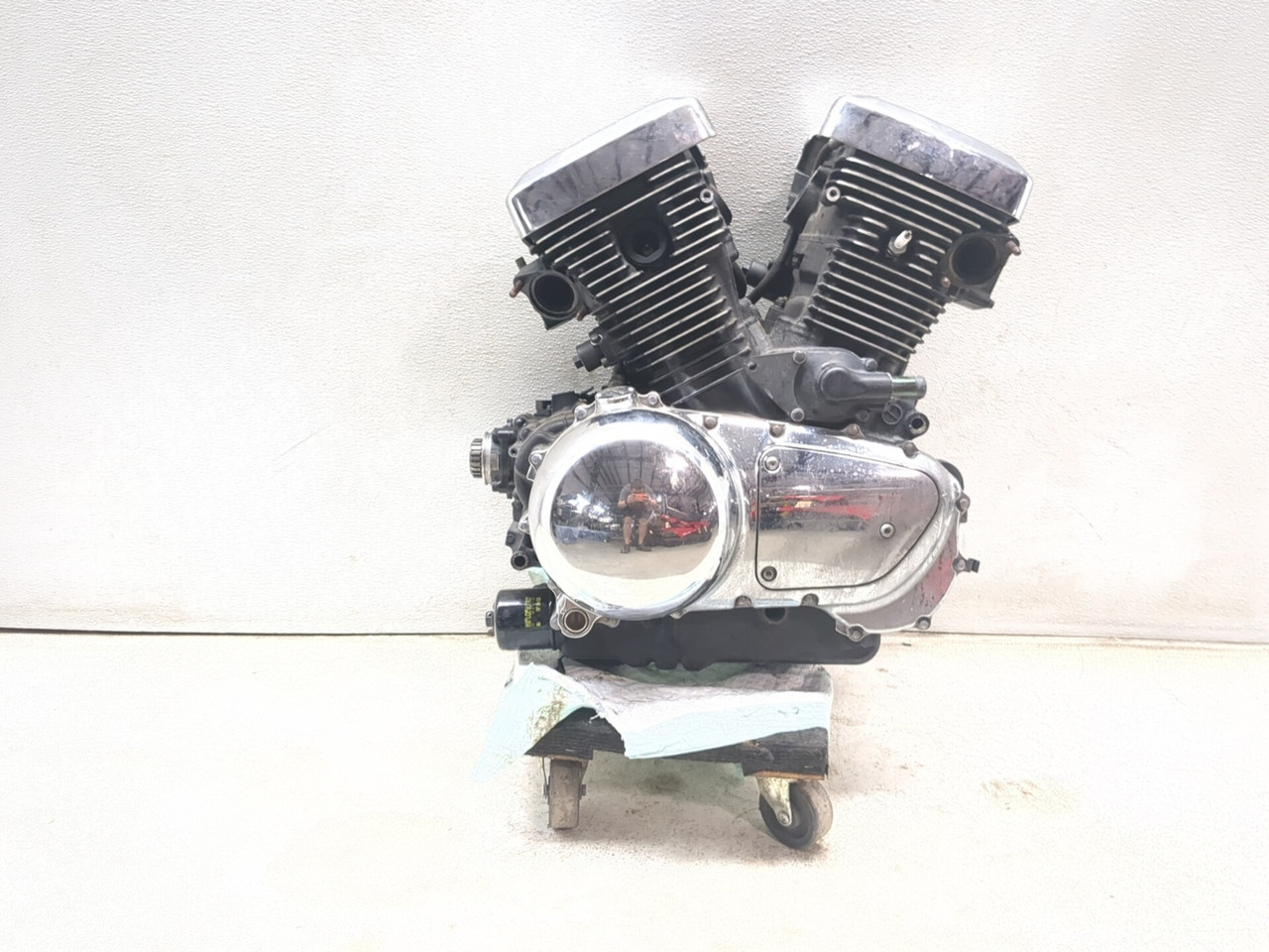 02 03 Kawasaki VN1500 Vulcan Mean Streak Engine Assembly Motor