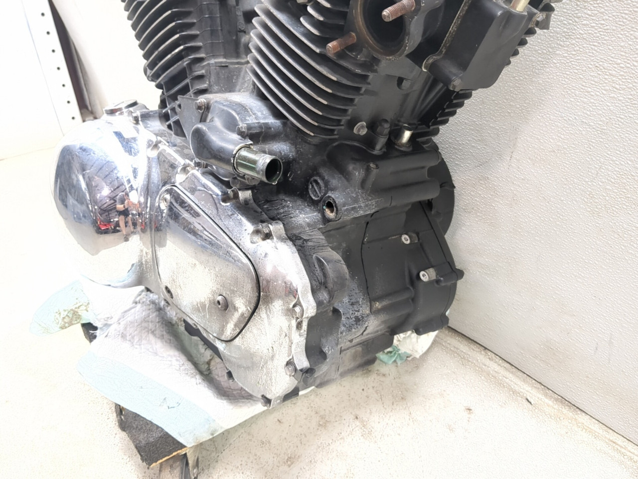 02 03 Kawasaki VN1500 Vulcan Mean Streak Engine Assembly Motor