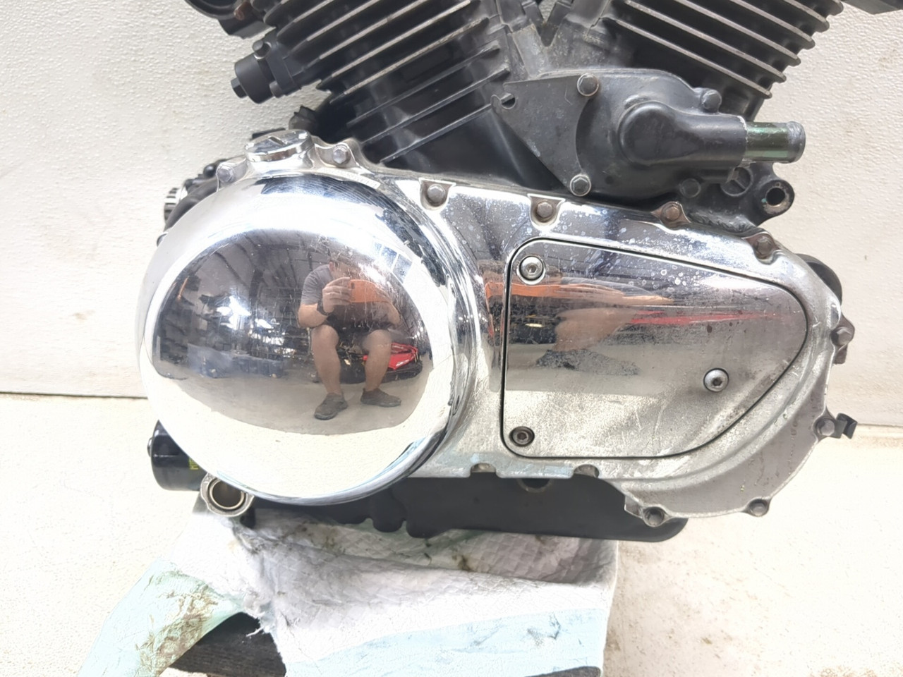 02 03 Kawasaki VN1500 Vulcan Mean Streak Engine Assembly Motor