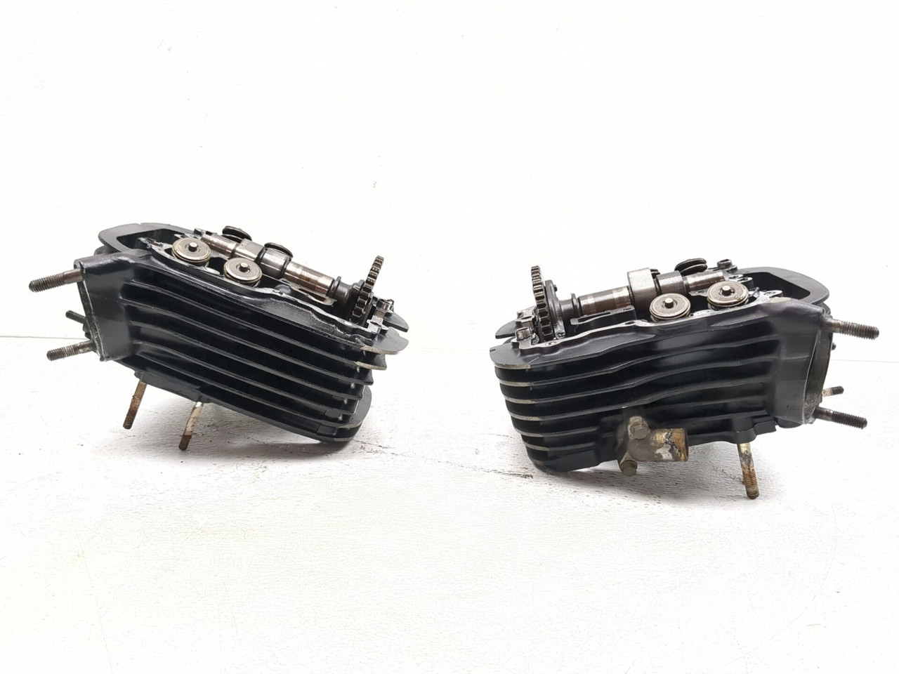 02 Suzuki VZ800 Marauder 800 Cylinder Head Assembly Pair Jug Block