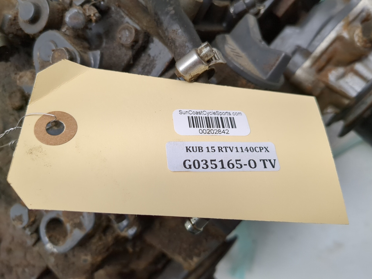 09-16 Kubota RTV 1140 CPX Diesel Engine Motor GUARANTEED D1105-E4