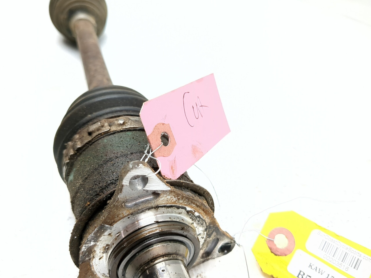 09-24 Kawasaki Mule 4010 KAF620 4x4 Front Left CV Axle Bolt Shaft