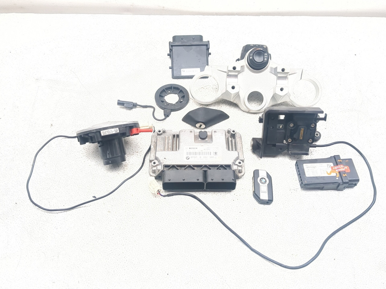 18-23 BMW F850GS Front ECU Module Key Locks & Triple Clamp
