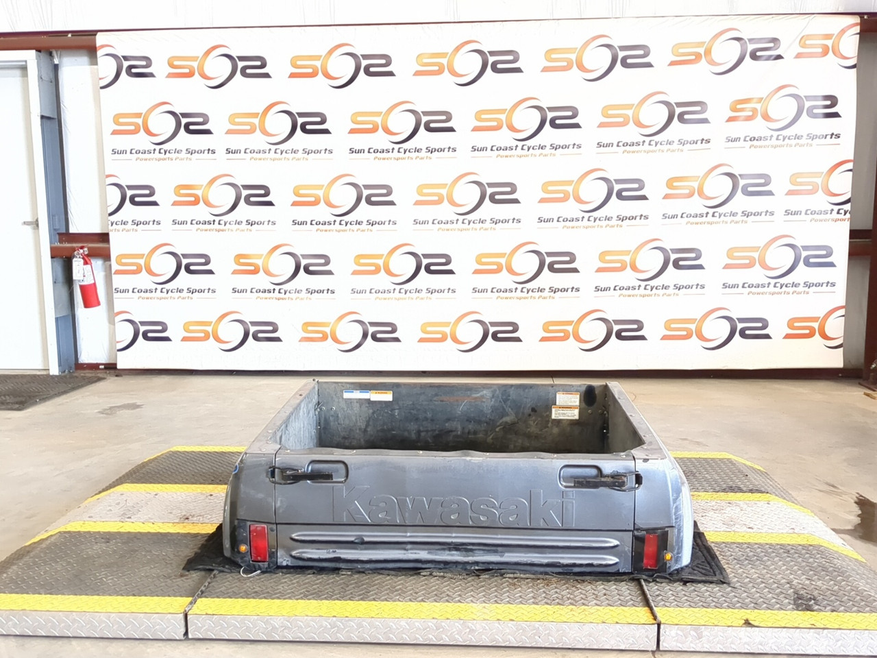 08-13 Kawasaki Teryx KRF 750 Rear Cargo Bed Box - Sun Coast Cycle