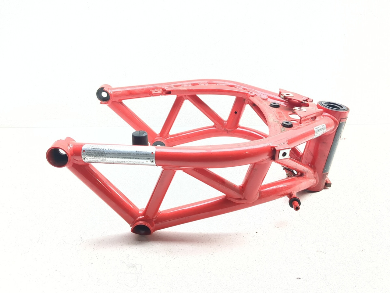 17-20 Aprilia Shiver 900 Navi Main Frame Chassis STRAIGHT CLN