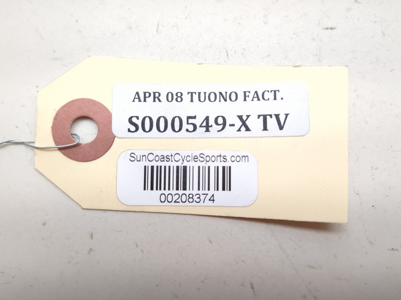 06-10 Aprilia Tuono 1000R Factory Main Frame Chassis STRAIGHT CLN