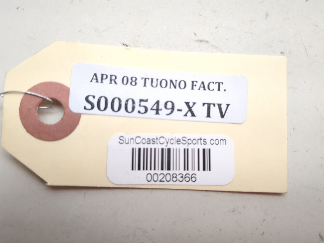 06-10 Aprilia Tuono 1000R Factory Front Exhaust Header Pipe