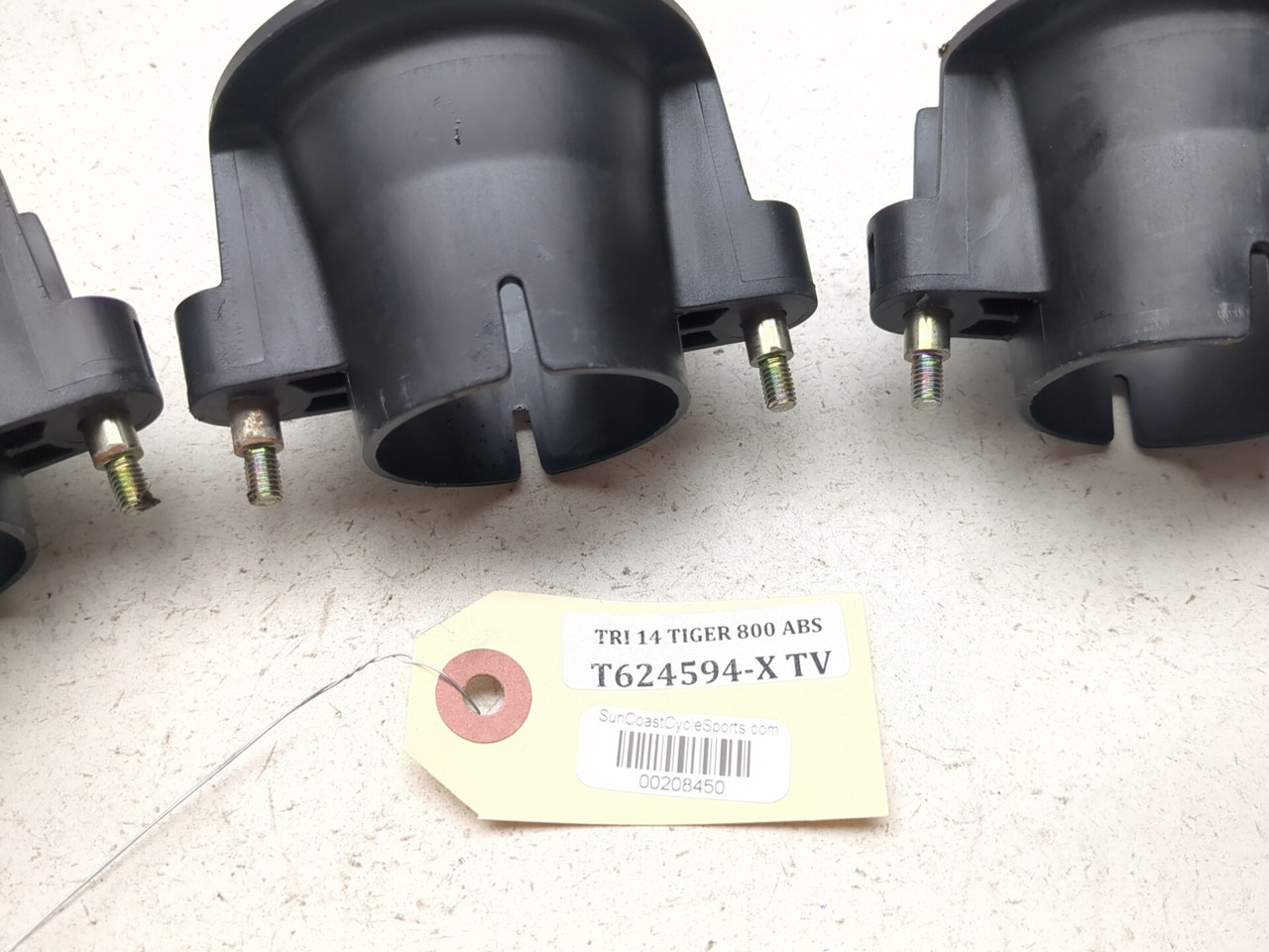 11-14 Triumph Tiger 800 Intake Velocity Stacks Set T2207603 - Sun 11-14 Triumph Tiger 800 Intake Velocity Stacks Set T2207603 - Sun