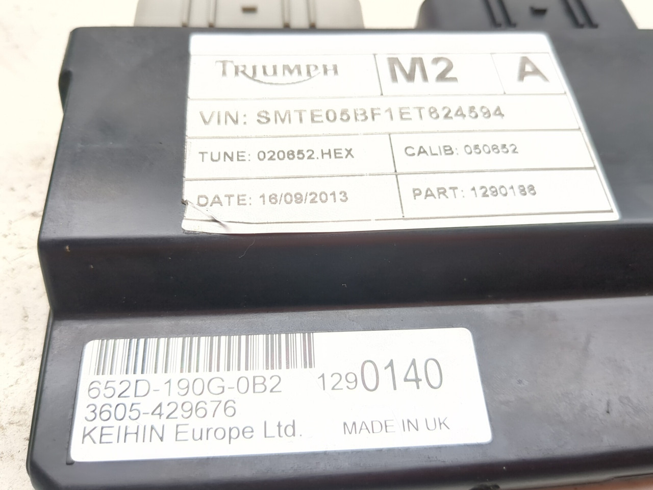 11-14 Triumph Tiger 800 Engine Control Module ECM ECU Box CDI