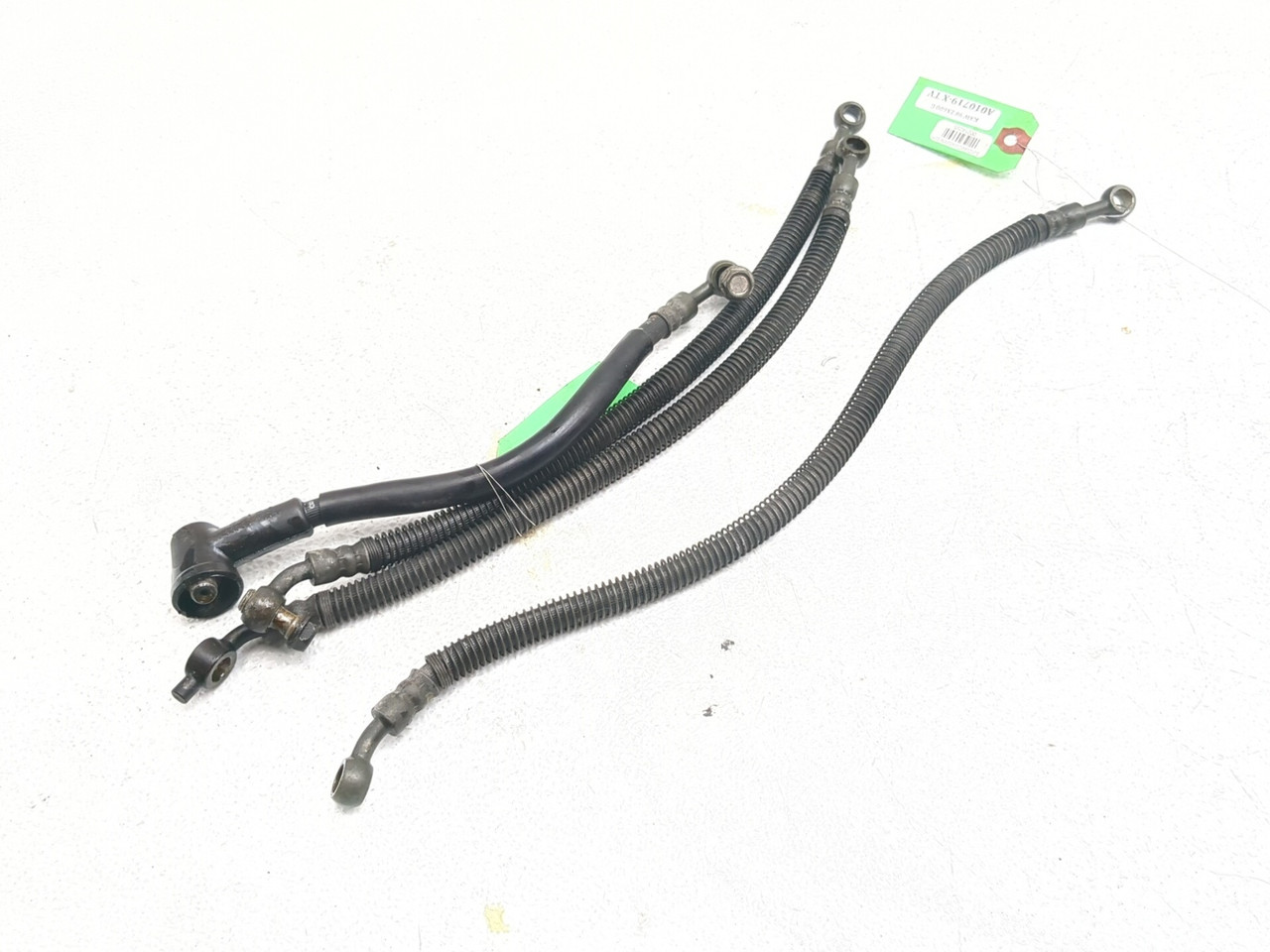 98 99 Kawasaki Ninja ZX6R ZX600G Front & Rear Brake Line Set 43095