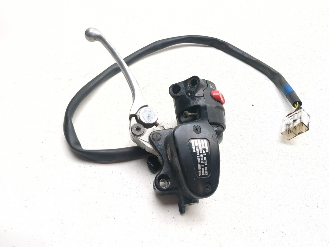 04-09 Triumph Rocket 3 III Right Master Cylinder & Switch Front