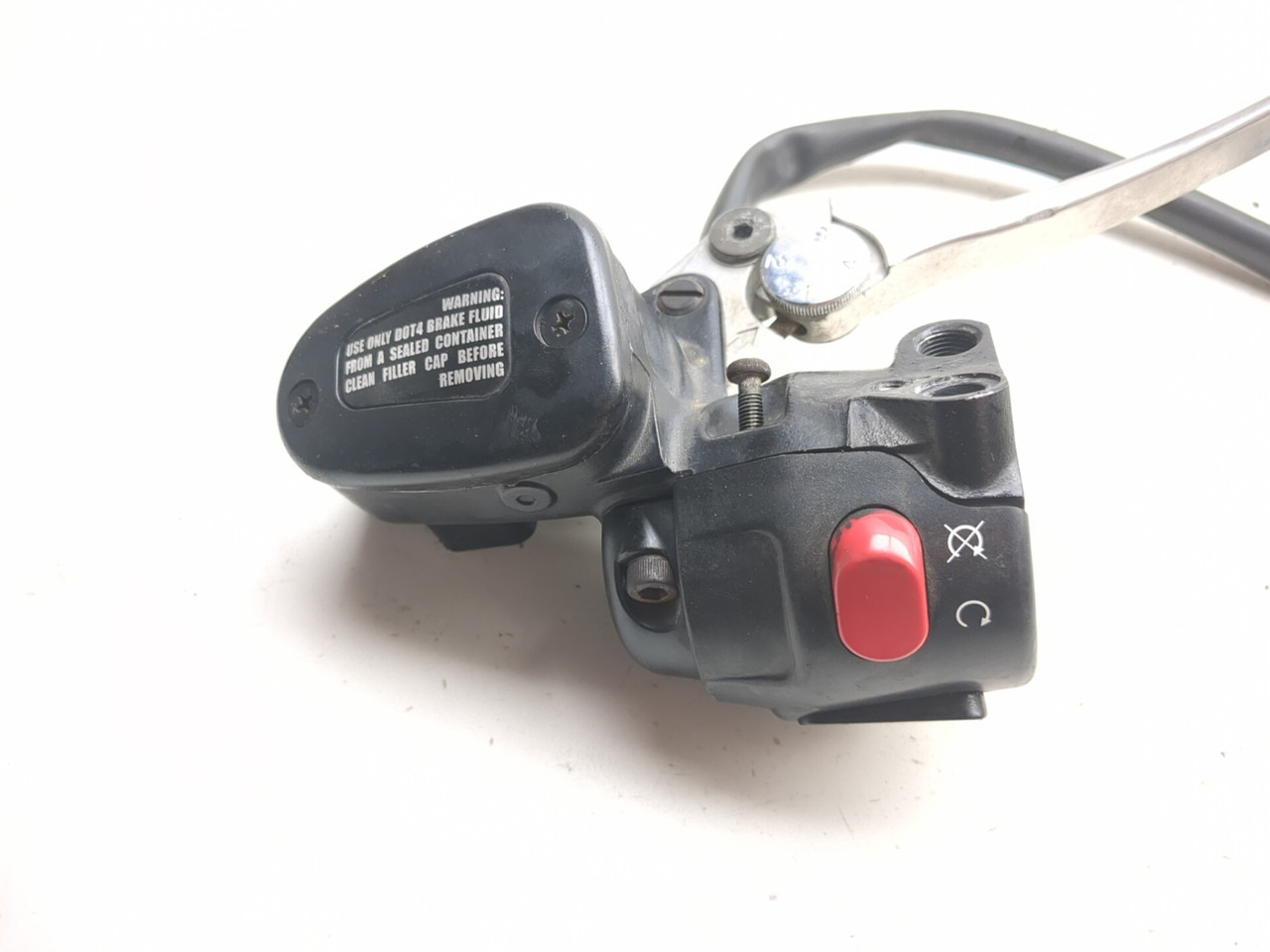04-09 Triumph Rocket 3 III Right Master Cylinder & Switch Front