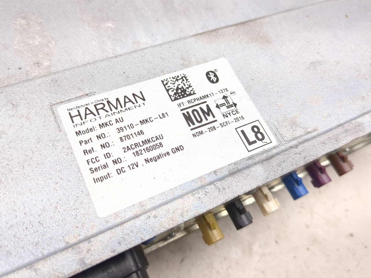Harman 8920-80025.0CE カーナビ 18-24 Honda GL1800 Goldwing 1800 Rear Infotainment Unit Display