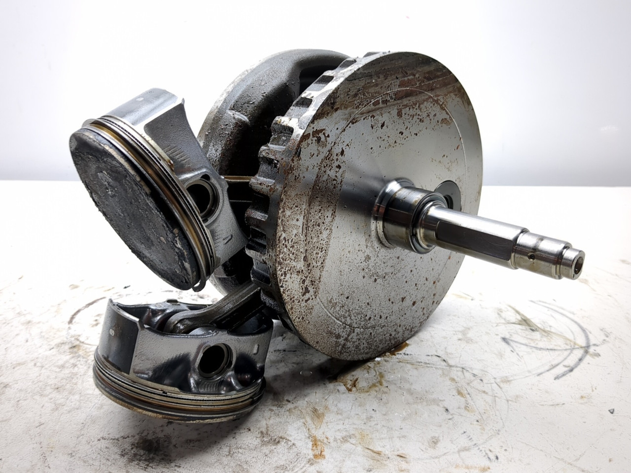ラプター 22-25 Harley FXLRST Low Rider ST Engine Motor Crankshaft with