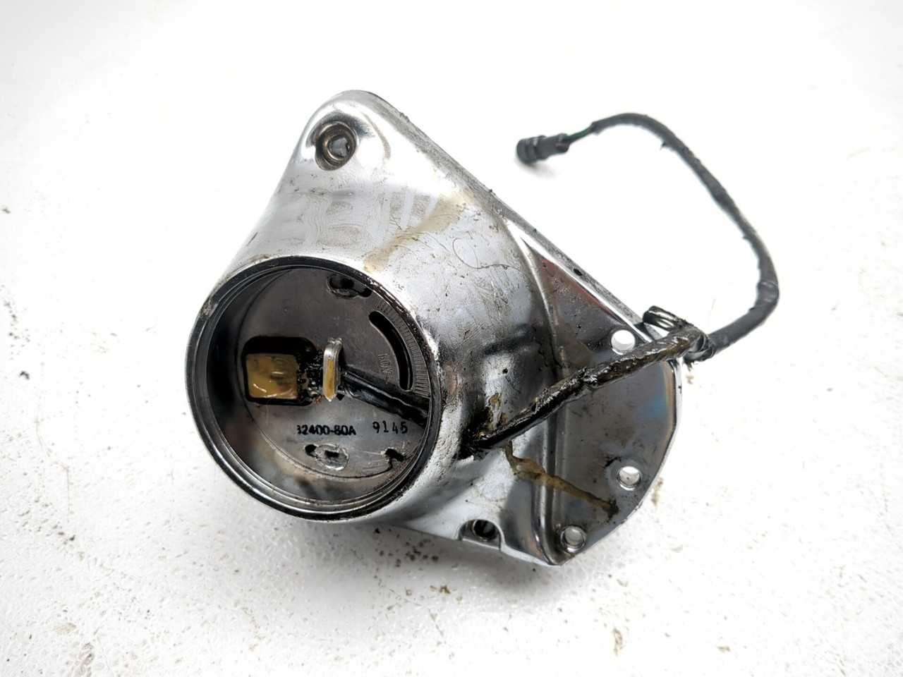 フォンフォン 90-99 Harley Softail Fatboy FLSTF Right Cam Cover W/ Pulse Sensor