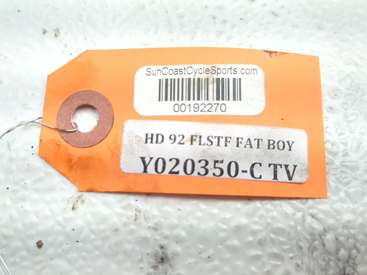 90-99 Harley Softail Fatboy FLSTF Right Cam Cover W/ Pulse Sensor