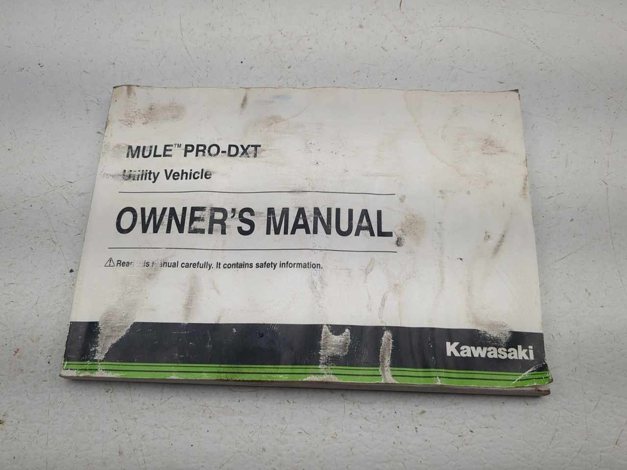 17-25 Kawasaki Mule Pro DXT KAF1000 Owner's Manual 99987-1976