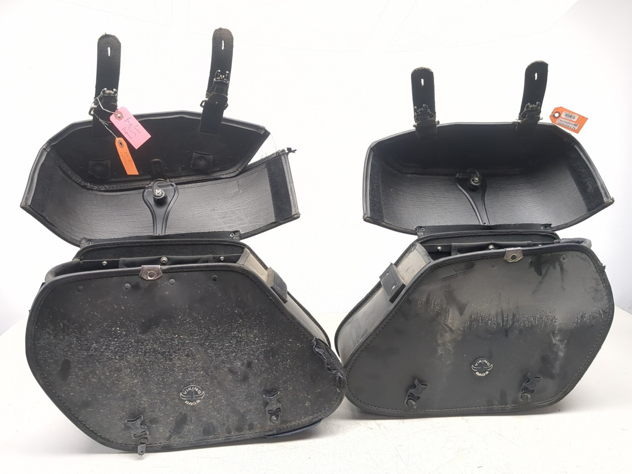 90-99 Harley Softail Fatboy FLSTF Rear Viking Bags Left & Right