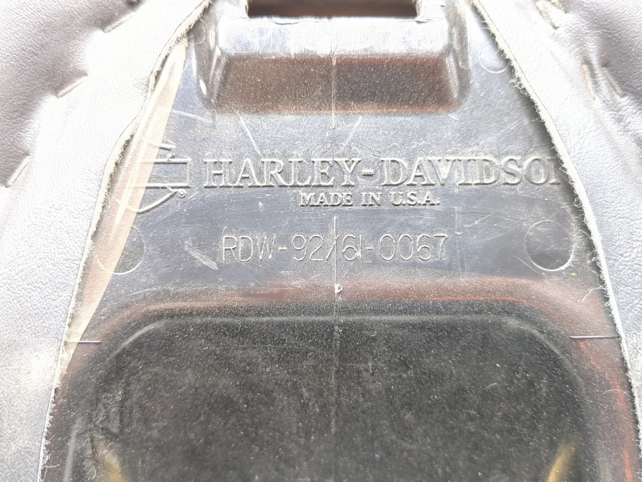 06-08 Harley Night Rod VRSCD Rear Passenger Pillion Seat Bench
