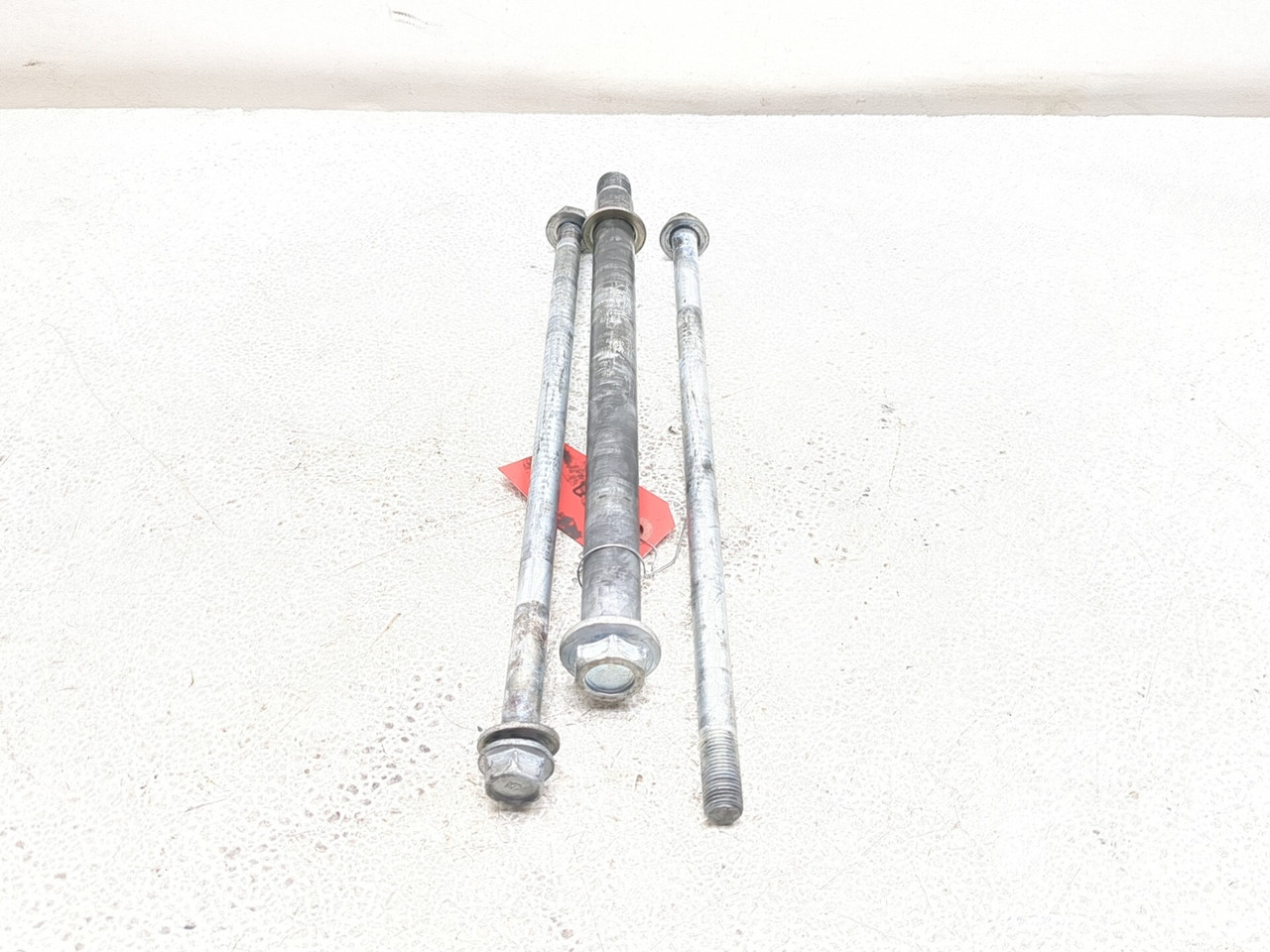seri様 08-16 Honda CB1000R Swingarm Pivot Bolt Front Rear Axle Set - Sun