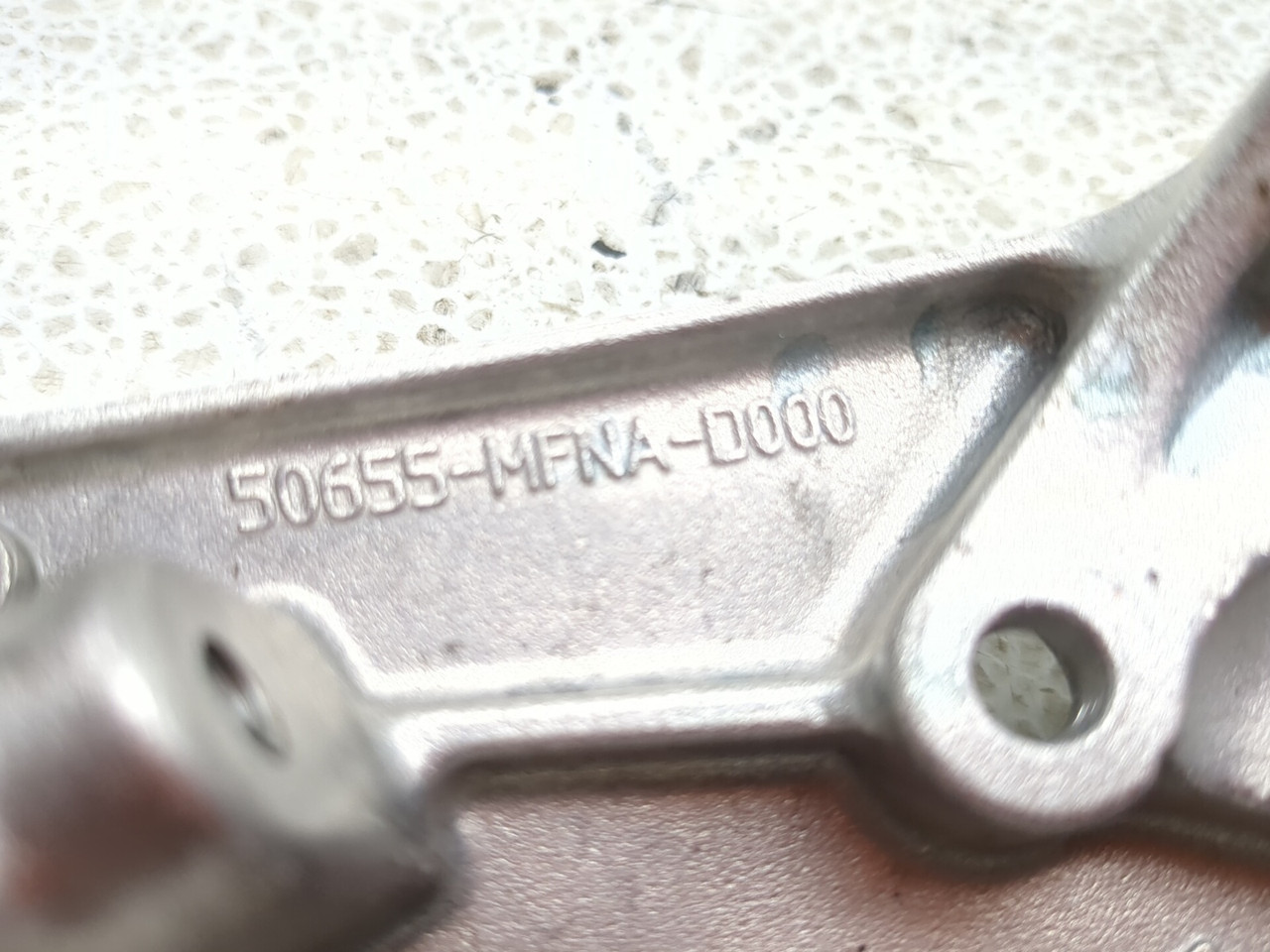 08-16 Honda CB1000R Front Right Rearset Bracket 50655-MFNA-D000