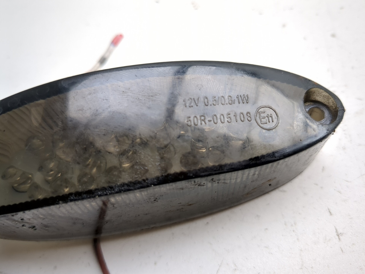 08-12 Moto Guzzi V7 Classic 750 Rear Taillight Lamp Brake Light
