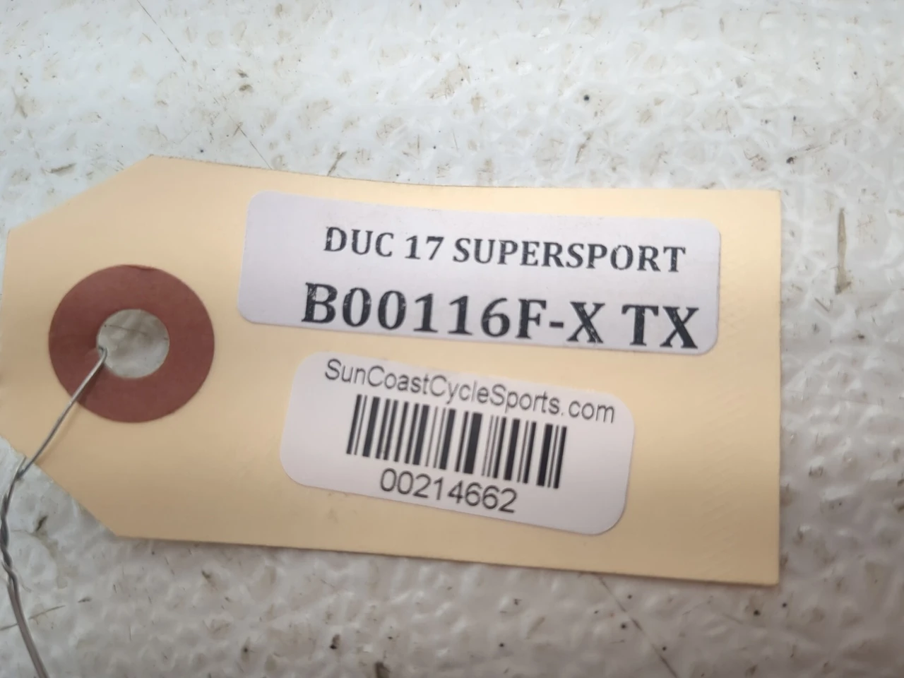 17-20 Ducati Supersport 939 Rear License Plate Bracket Support 