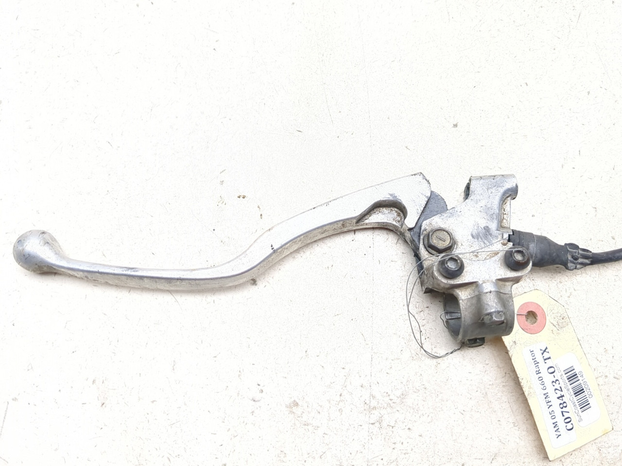 01-05 Yamaha Raptor 660 Front Left Clutch Lever Assembly 5LP-82911