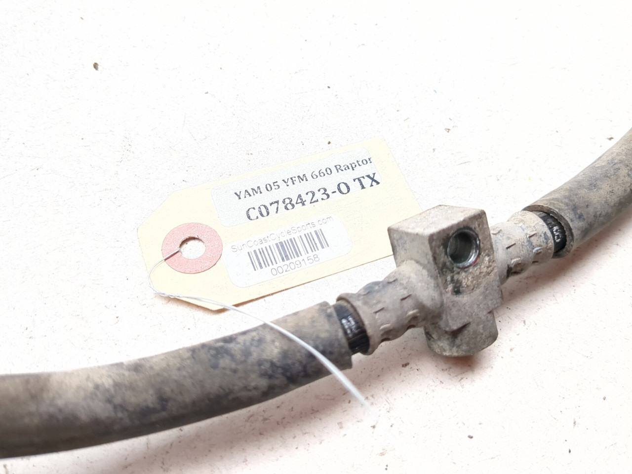 01-05 Yamaha Raptor 660 Front Brake Hose 5LP-25873-00-00 TRSH AP