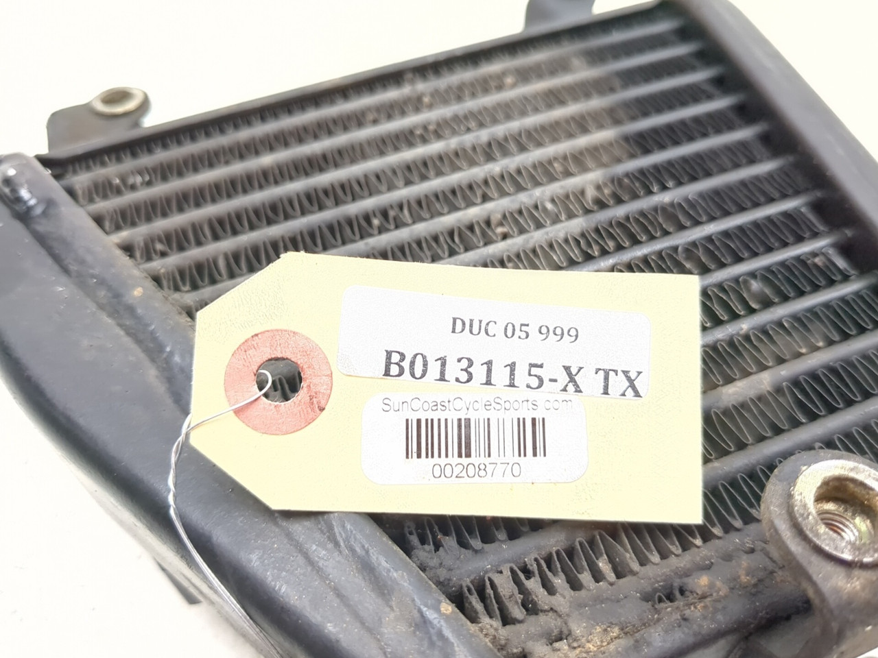 03-06 Ducati 749 999 Front Oil Cooler 54840421A - Sun Coast Cycle
