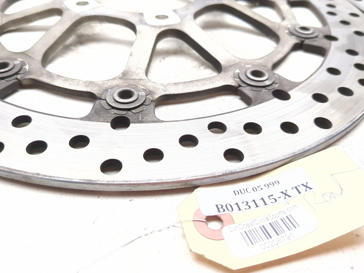 パーツ Cakram 320mm SS750 DUCATI 03-06 Ducati 749 999 Left & Right Front Brake Rotor Disc 49240751A