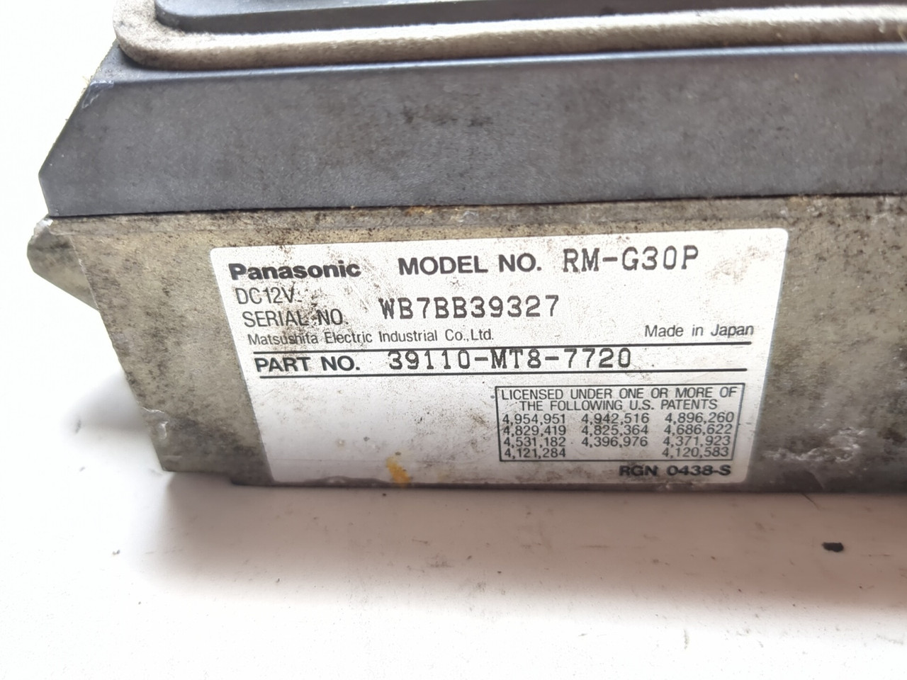 松下 88-00 Honda GL1500 SE Goldwing Front Radio Cassette Player 39110
