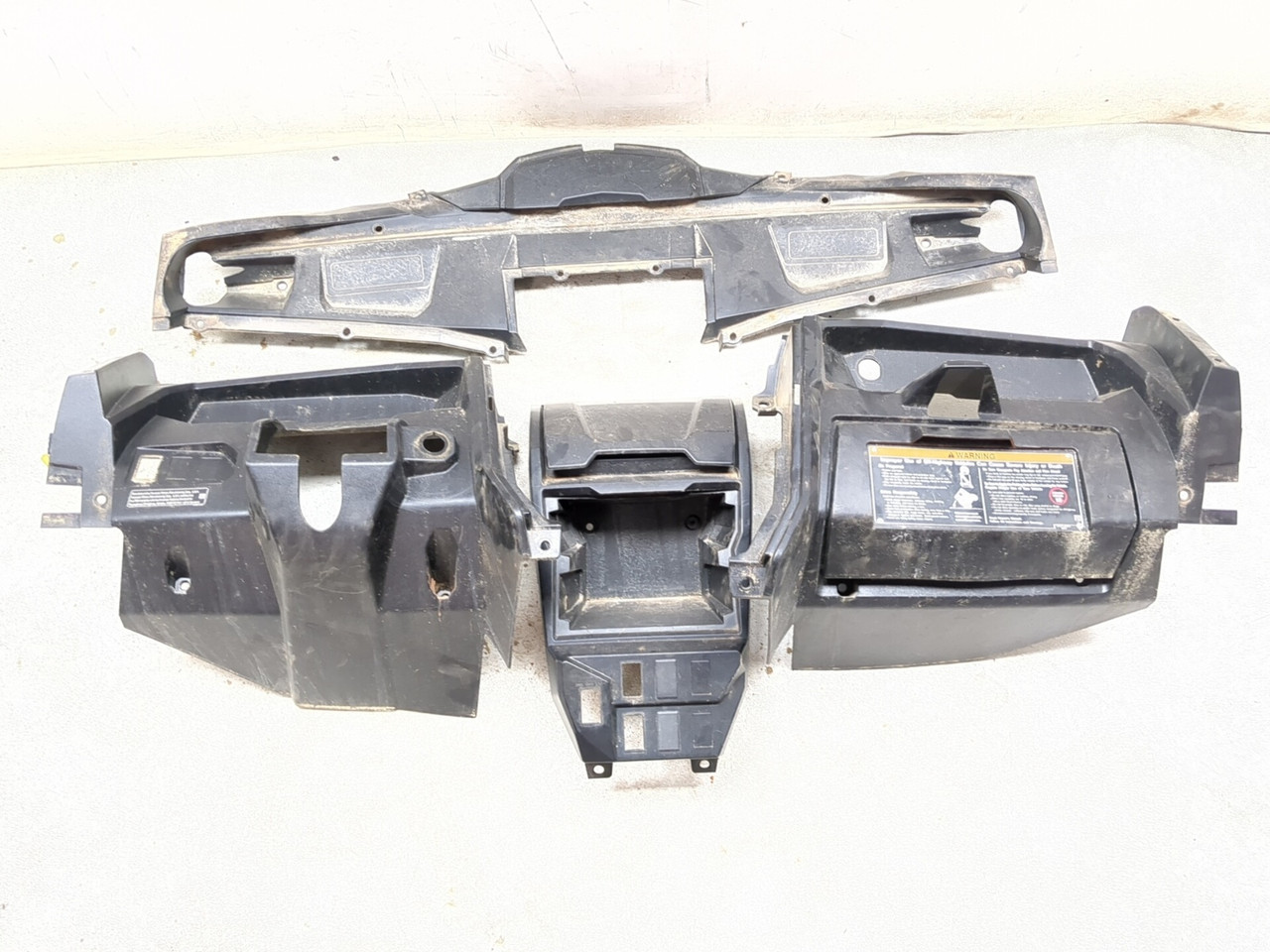 220F ガルウイングケース　PYREXグローブ1972 20-24 Kawasaki KRX KRF Teryx 1000 Front Dashboard & Glove Box Set
