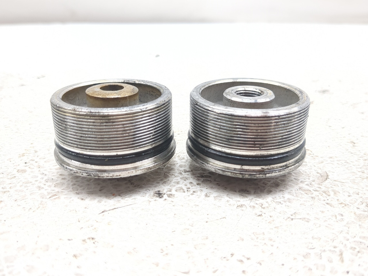 01-05 Honda Goldwing 1800 GL1800 Front Left & Right Fork Caps Leg