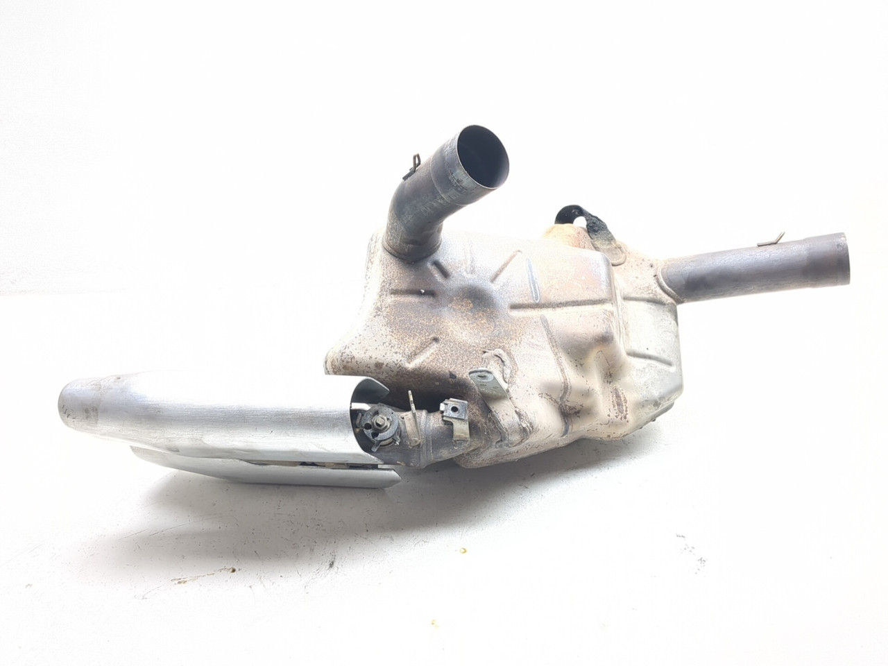 10-18 Ducati Multistrada 1200 S Rear Right Exhaust Muffler