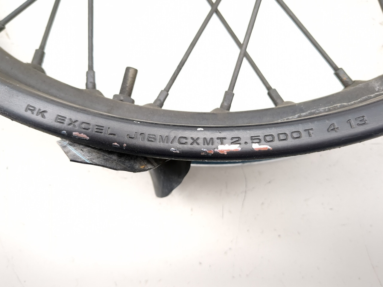 09-19 Suzuki TU250X Rear 18X2.50 Rear Wheel Rim 64110-07005 - Sun