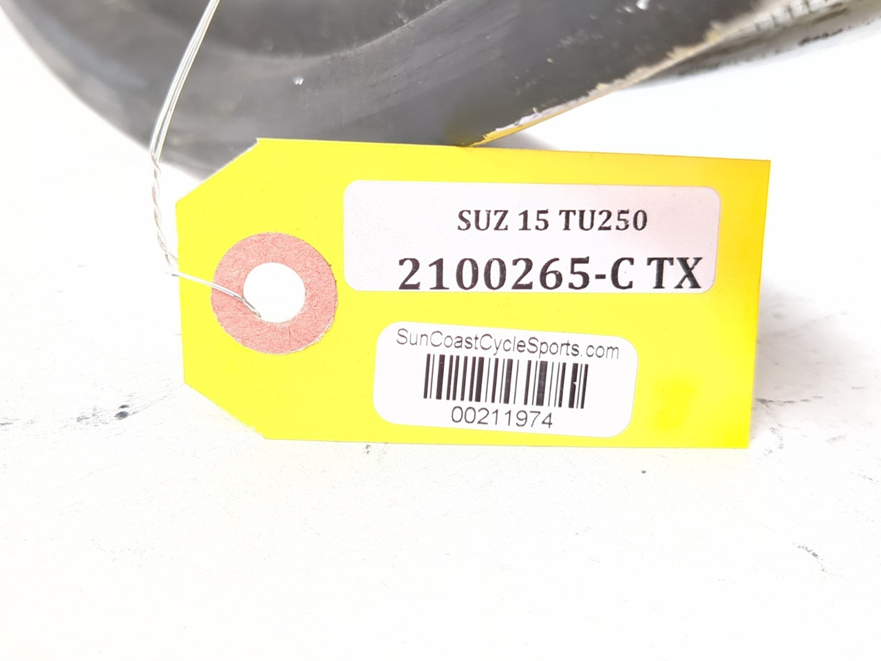 09-19 Suzuki TU250X Rear 18X2.50 Rear Wheel Rim 64110-07005 - Sun