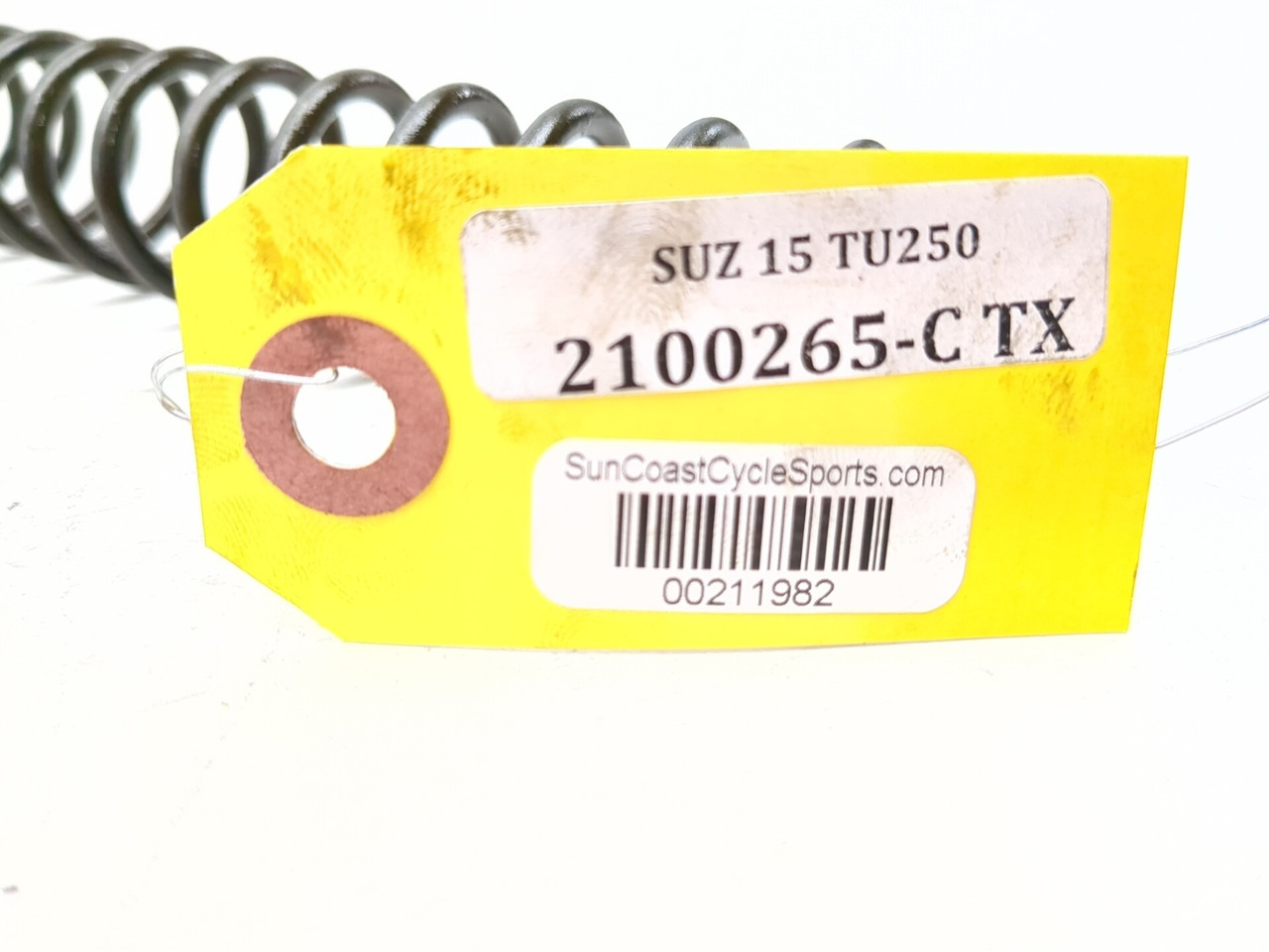 09-19 Suzuki TU250X Front Fork Internal Spring Spacer Damper Rod